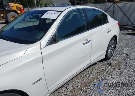 2014 Infiniti Q50 Hybrid Premium z USA, uszkodzony, nr VIN JN1AV7AR3EM703302